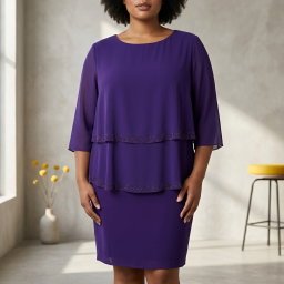 Marchesa Cape Dress EU54 (2XL)