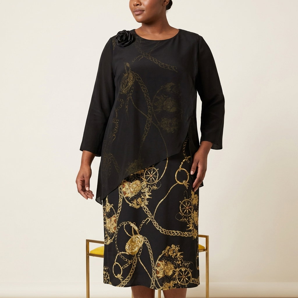 Marchesa Overlay Dress EU 50(XL)_0