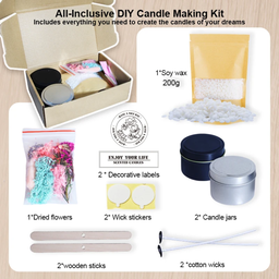 KIT DE FABRICATION BOUGIES COULÉES 