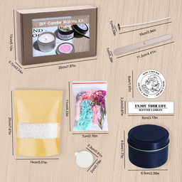 KIT DE FABRICATION BOUGIES COULÉES 