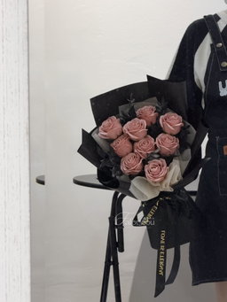 9 Stalk Soap Rose Bouquet