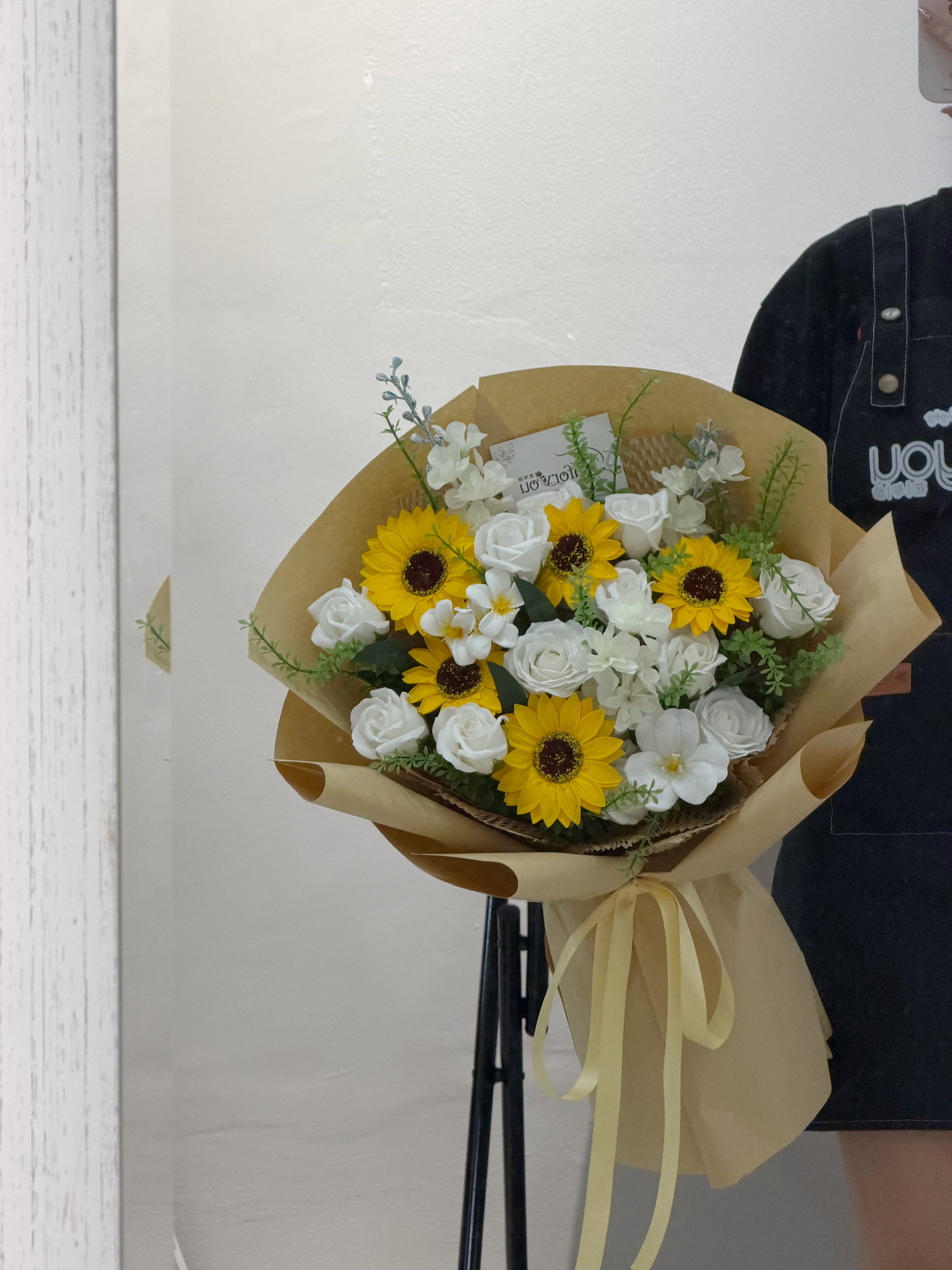Sunflower Garden Soap Flower Bouquet _1