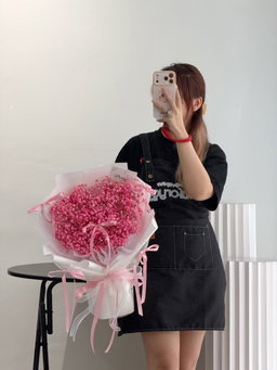 Dried Baby Breath Bouquet 