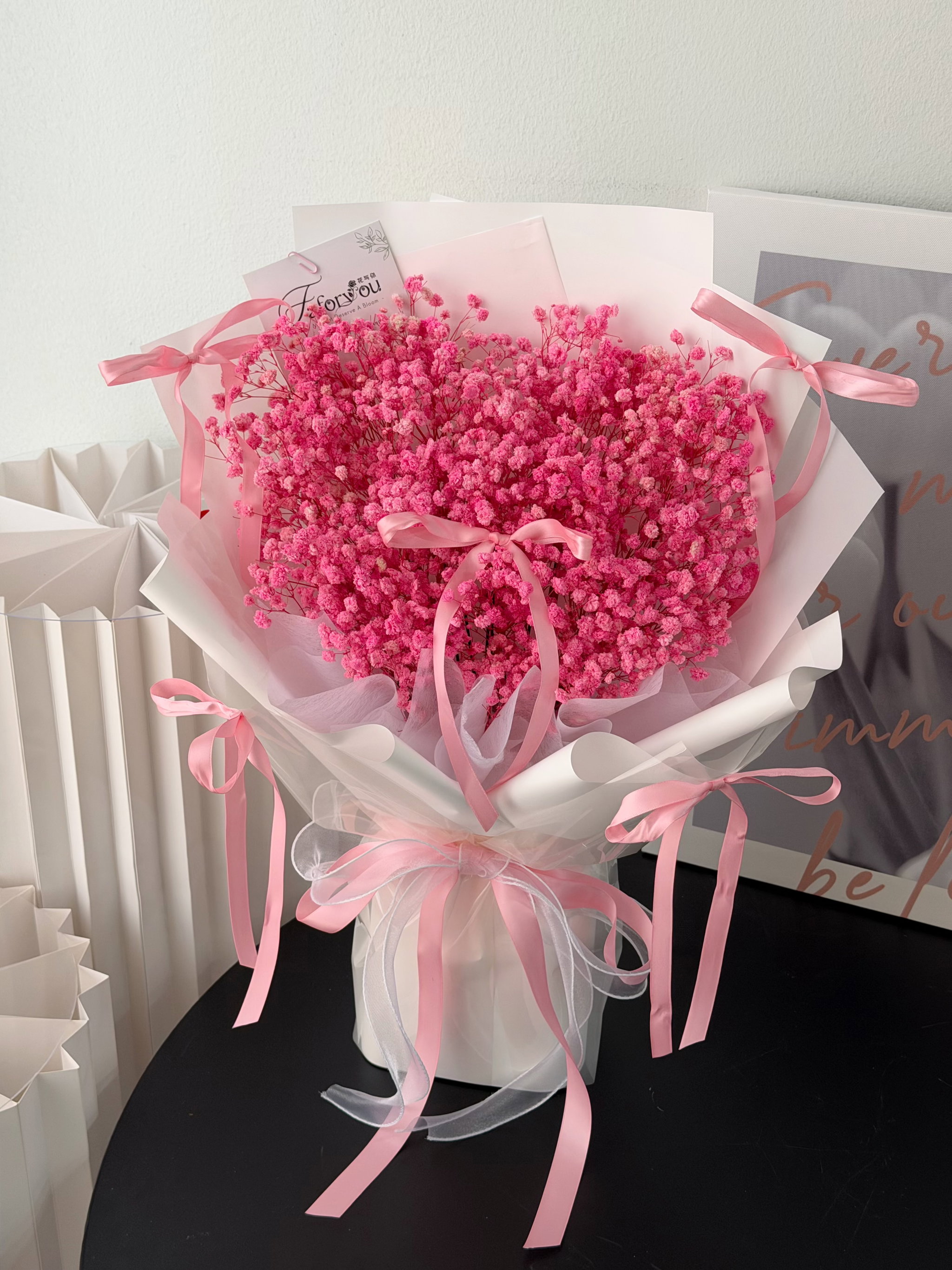 Dried Baby Breath Bouquet _2