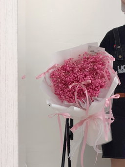 Dried Baby Breath Bouquet 