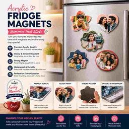 Photo Magnets - Assorted Shapes (Set Of 10)