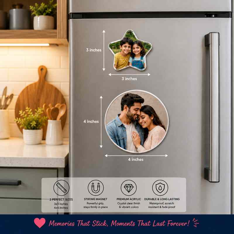 Photo Magnets - Assorted Shapes (Set Of 10)_3