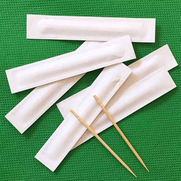Toothpick Bamboo w/ Paper Wrapped Non Minted (1000's / box)