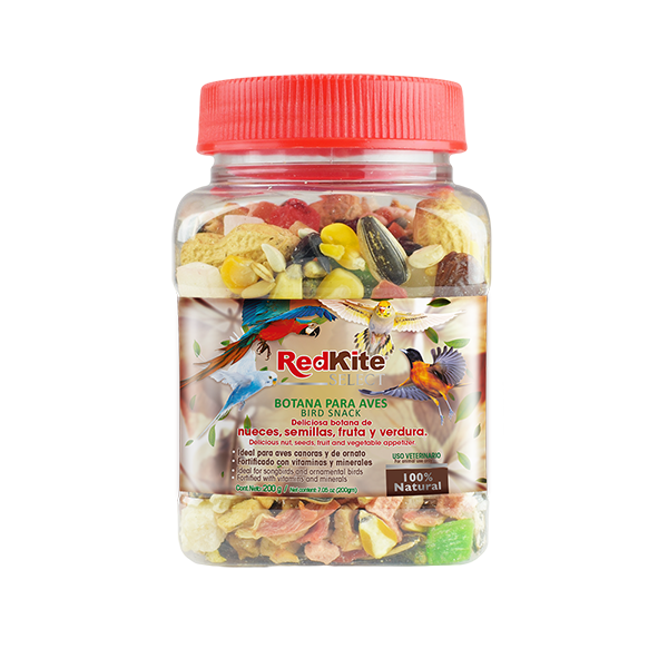 SNACK P/AVES SELECT 200 G