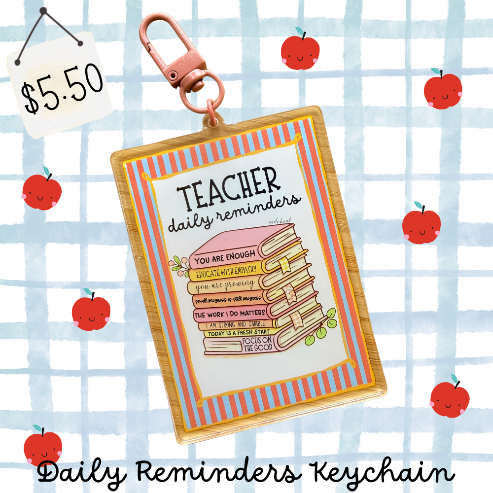 Daily Reminders Keychain