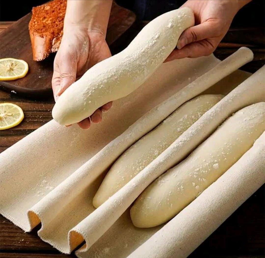 Bread cloth bakers Couche for baguette 150cmx59cm_0