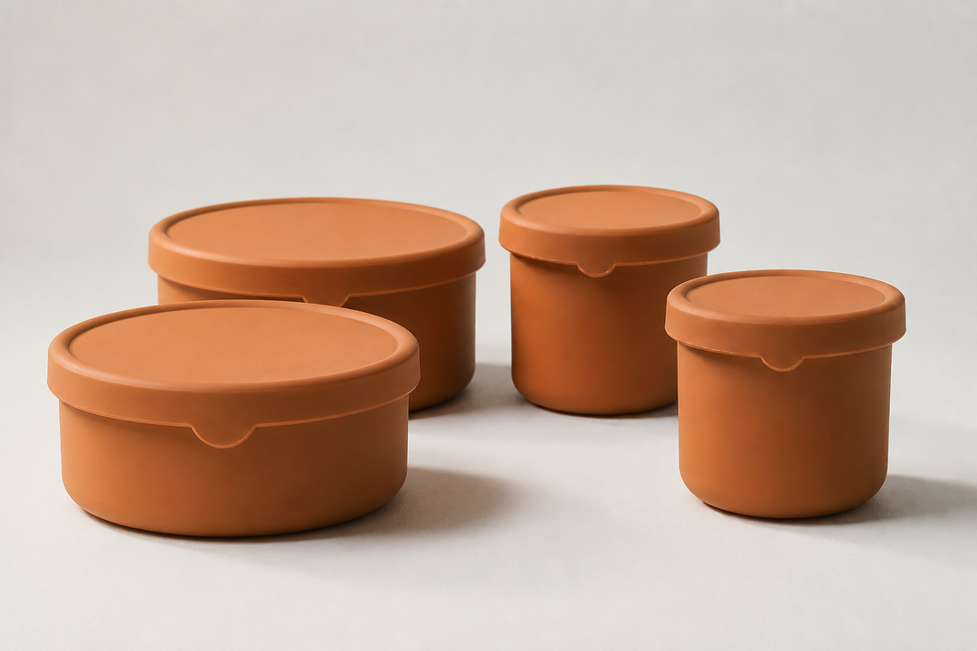 4 Pieces Silicone Food containers