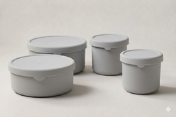 4 Pieces Silicone Food containers