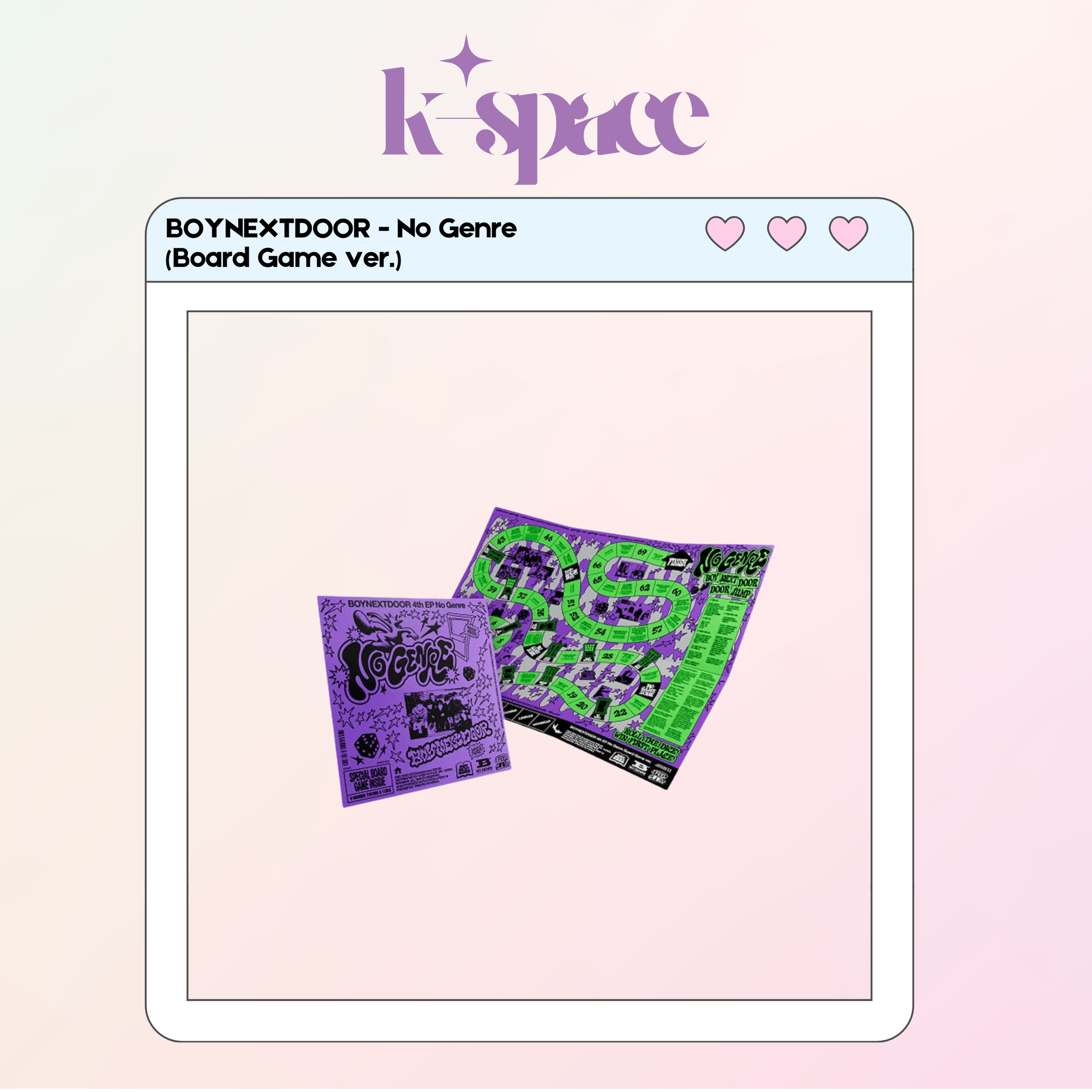 BOYNEXTDOOR - No Genre (Board Game ver.)_0