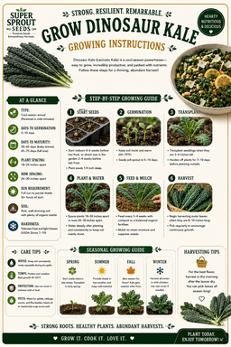 Dinosaur kale x 25+ seeds 