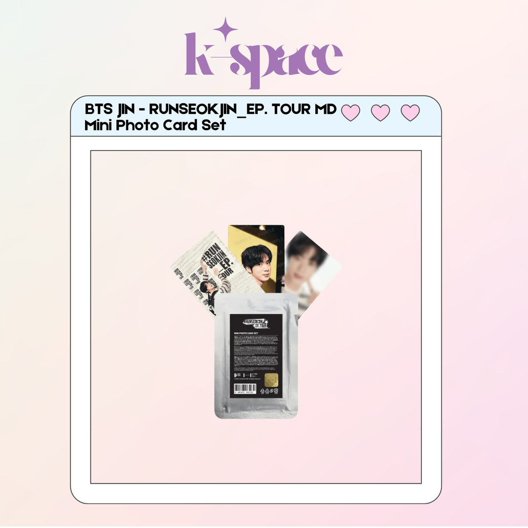 BTS JIN - RUNSEOKJIN_EP. TOUR MD Mini Photo Card Set