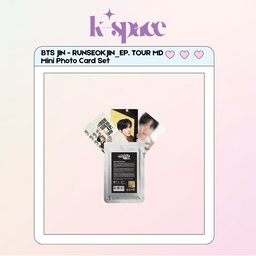 BTS JIN - RUNSEOKJIN_EP. TOUR MD Mini Photo Card Set