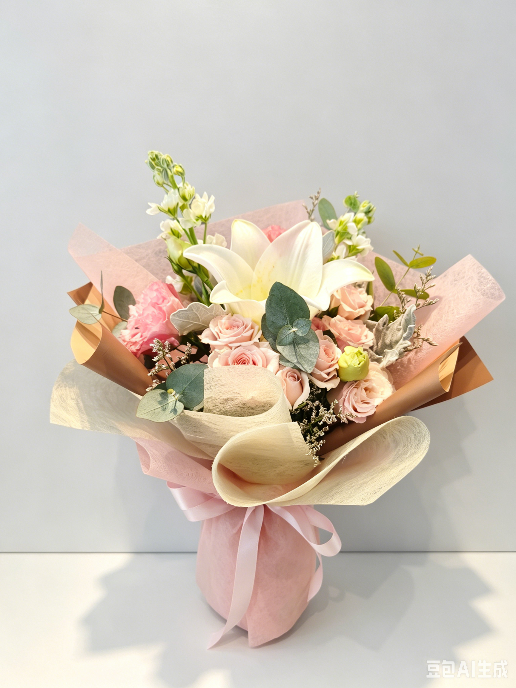 RF Warm Neutral Embrace (White Lily) - FB2616_0