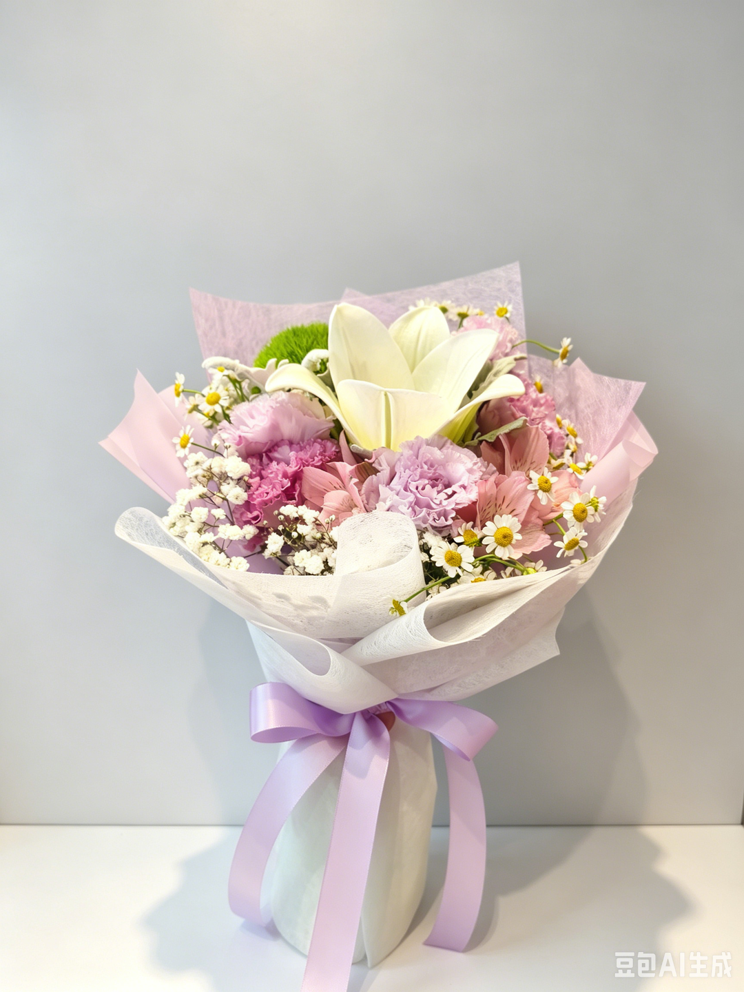 RF Lilac Daisy Whisper (White Lily) - FB2612