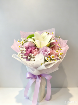 RF Lilac Daisy Whisper (White Lily) - FB2612