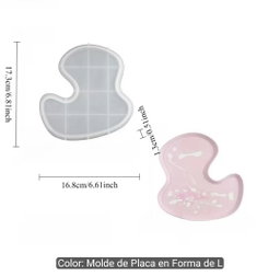 Molde bandeja en forma de L