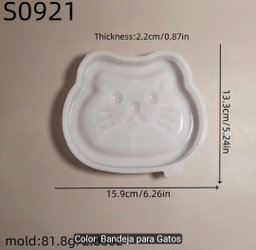 Molde bandeja gato