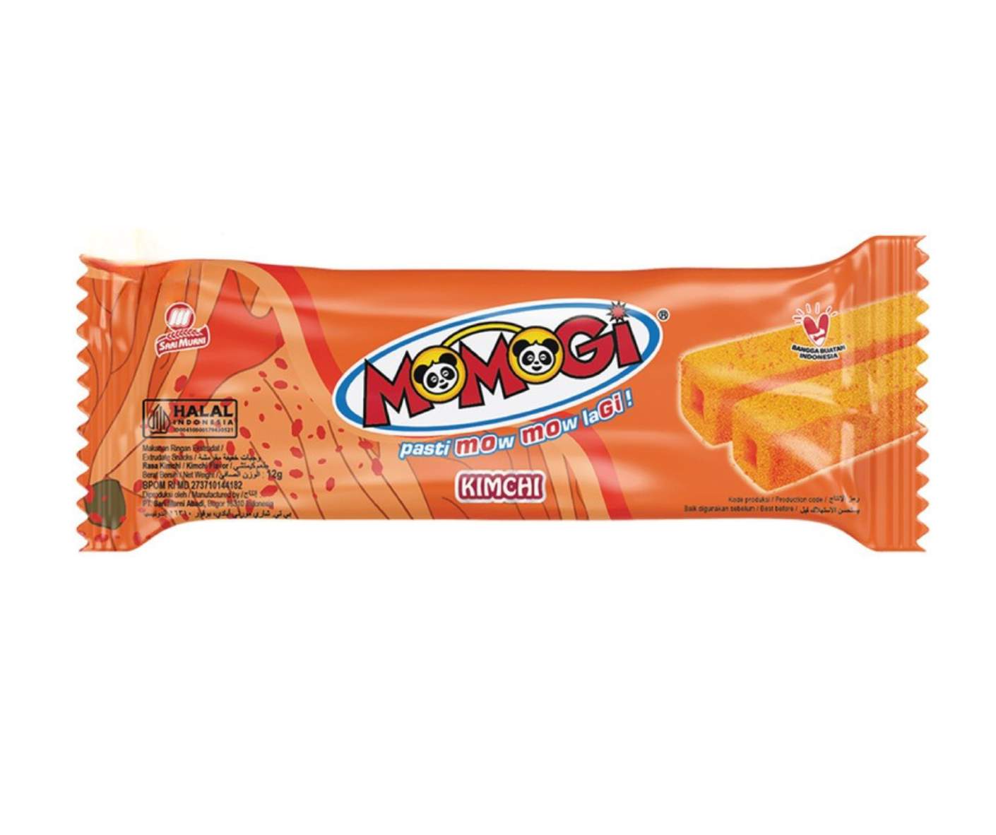 MOMOGI STICK SNACKS  KIMCHI 12g x 10 x 12_0