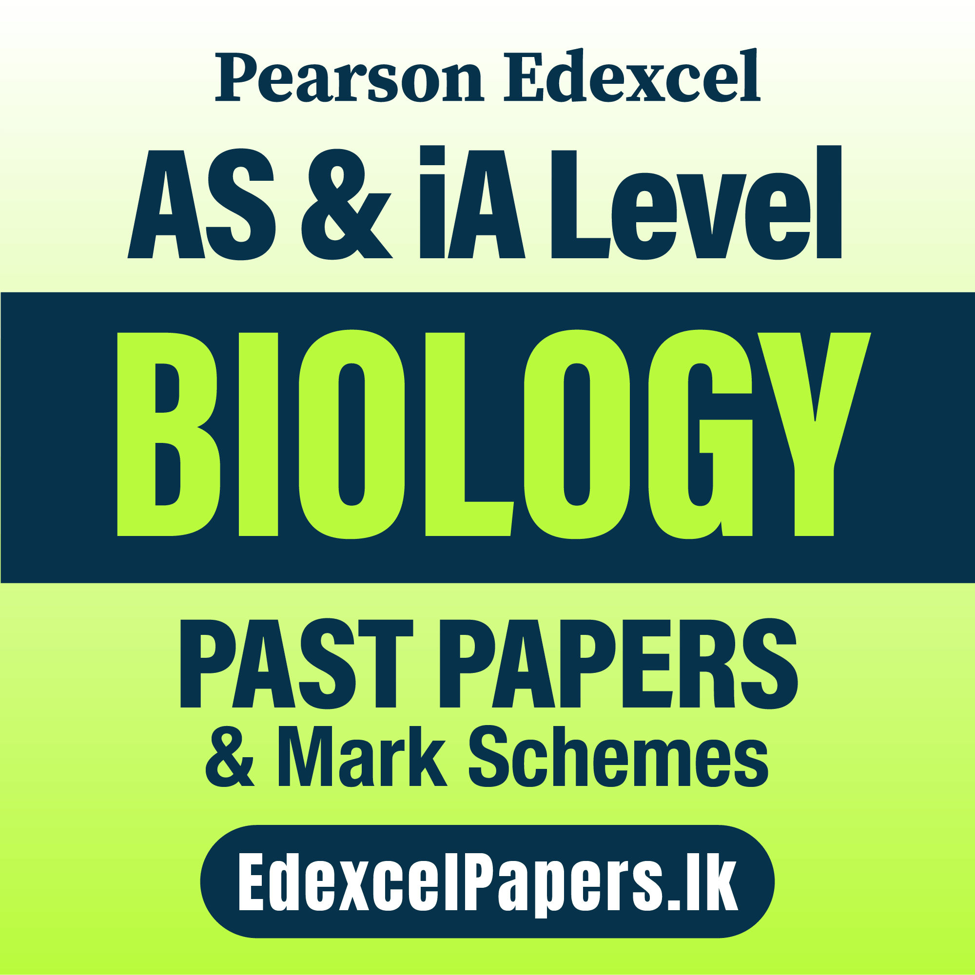 Biology | Pearson Edexcel iA Level Past Papers_0