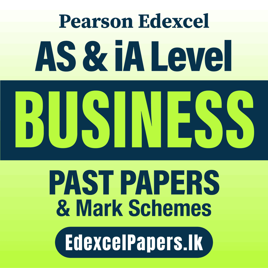 Business | Pearson Edexcel iA Level Past Papers