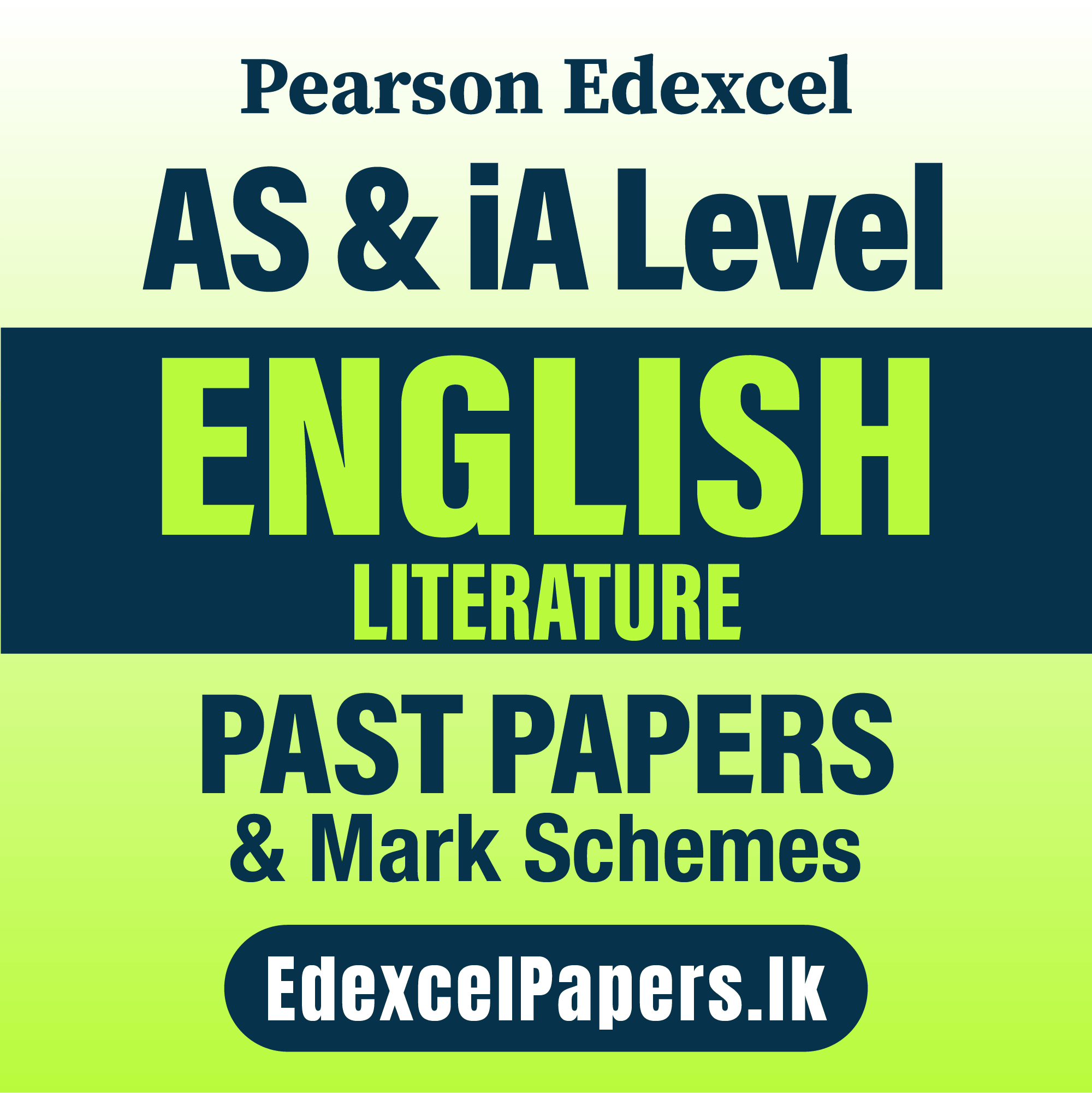 English Literature | Pearson Edexcel iA Level Past Papers_0