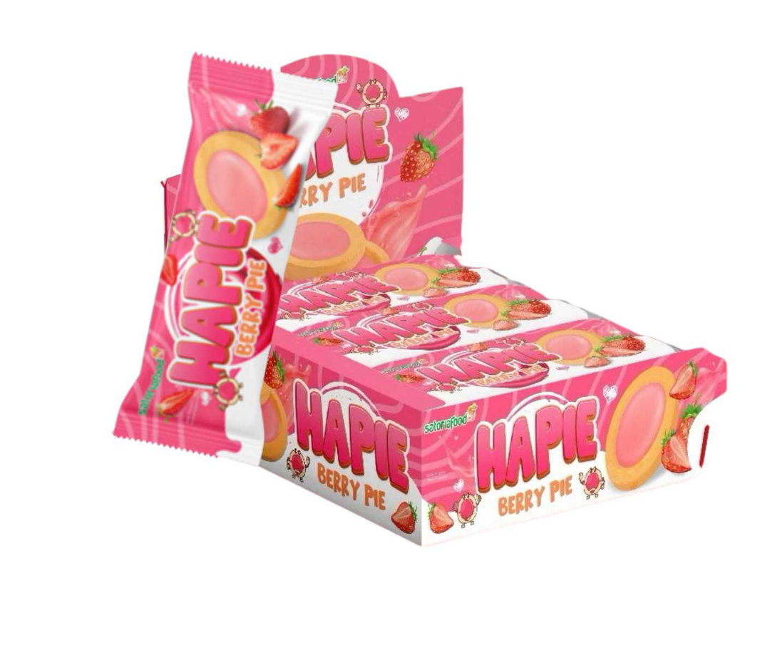 HAPIE BISCUIT PIE STRAWBERRY 21g x 12 x 6