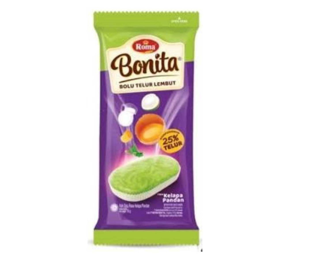 Roma Bonita Coconut Pandan 30g x 6 x 12
