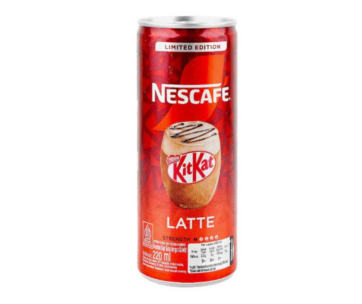 NESCAFE READY TO DRINK (RTD) LIMITED EDITION KITKAT LATTE 220ml x 24_0