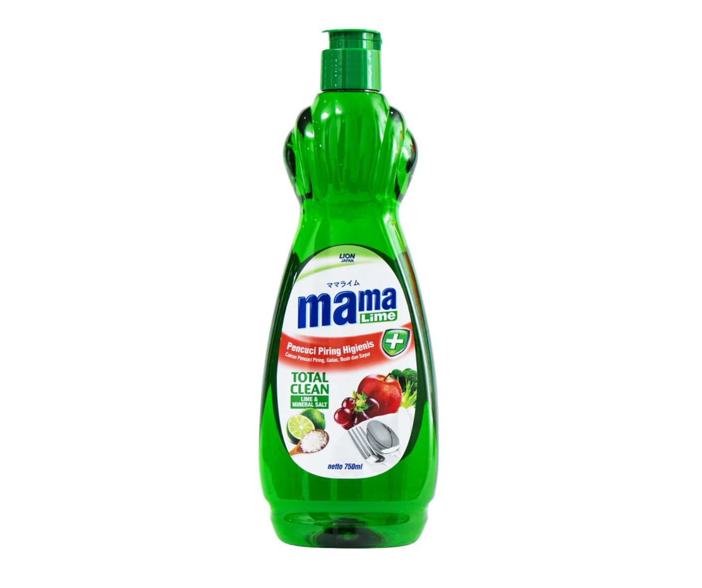 MAMA LEMON DISHWASING LIQUID LIME BOTTLE 750ml x 12_0