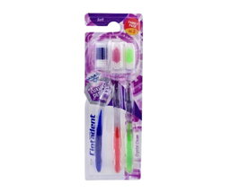 CIPTADENT TOOTHBRUSH CRYSTAL CLEAN SOFT 3's x 6  x 6