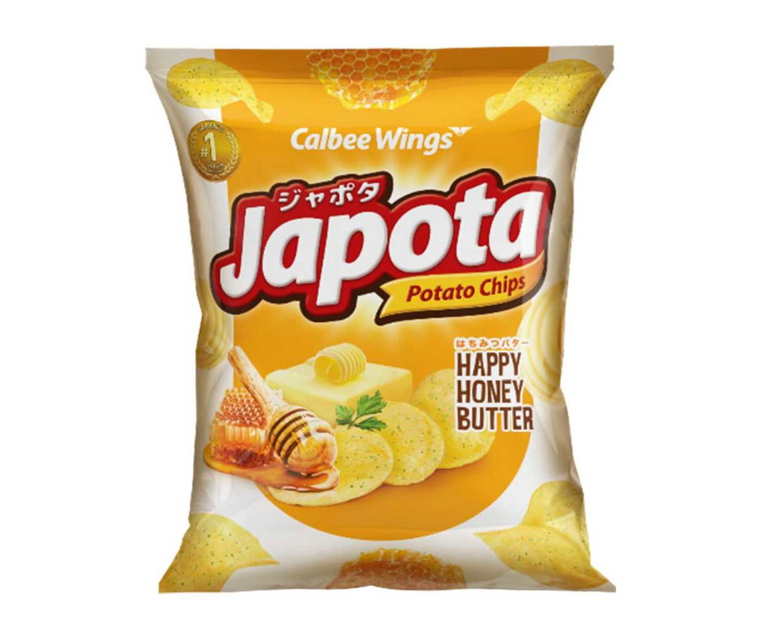JAPOTA POTATO CHIPS HAPPY HONEY BUTTER 65g x 30