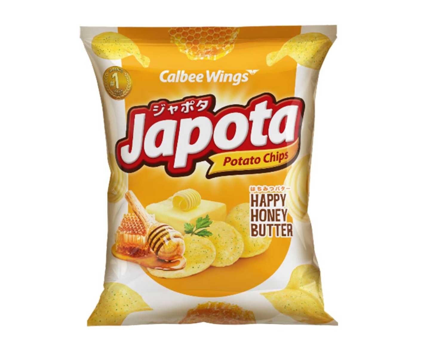 JAPOTA POTATO CHIPS   HAPPY HONEY BUTTER 65g x 30_0
