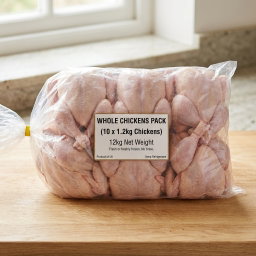 11-12kg Whole Chickens Pack (10 x 1.2kg Chickens)