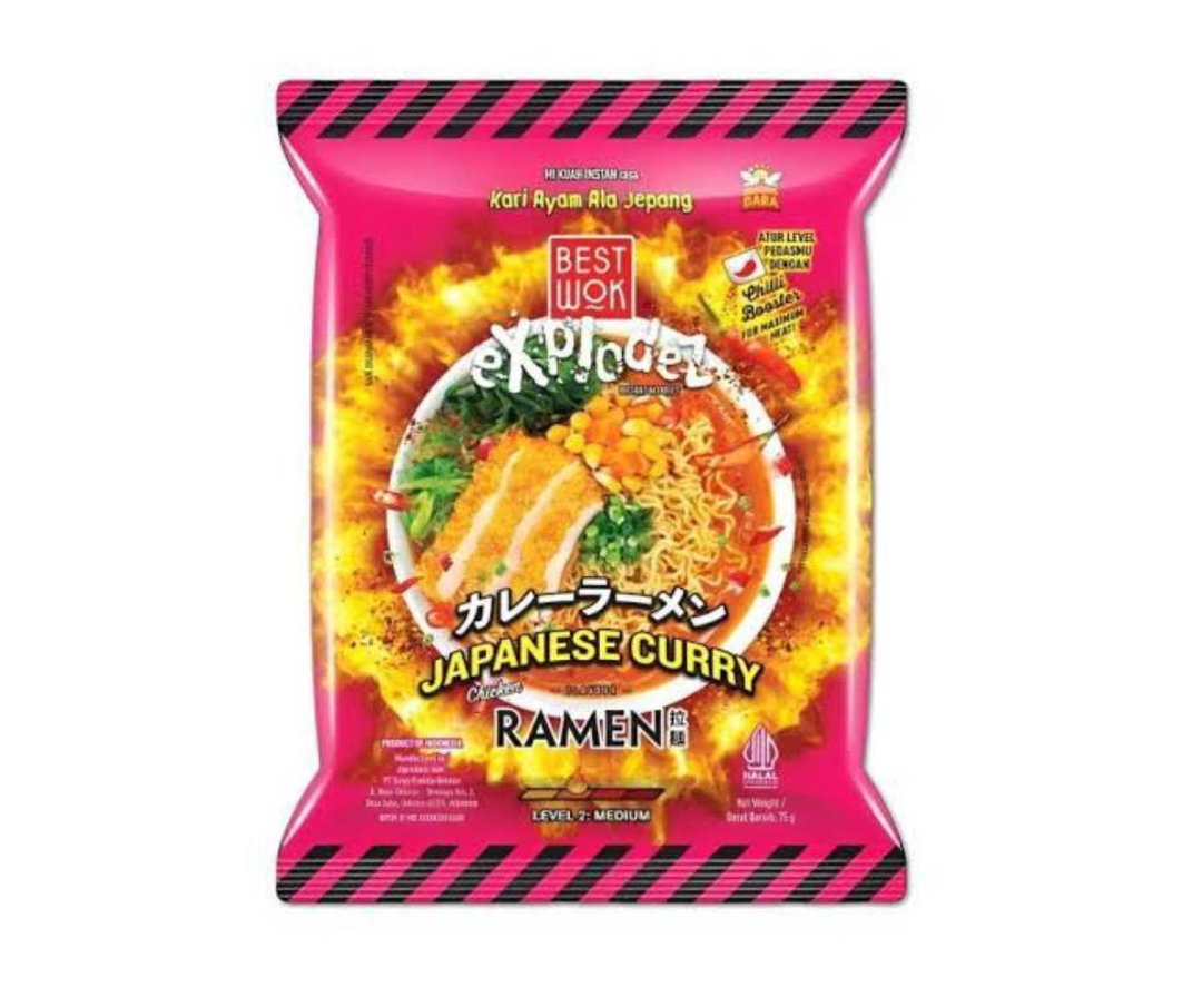 BEST WOK FRIED NOODLES JAPANESE CURRY 75g x 20