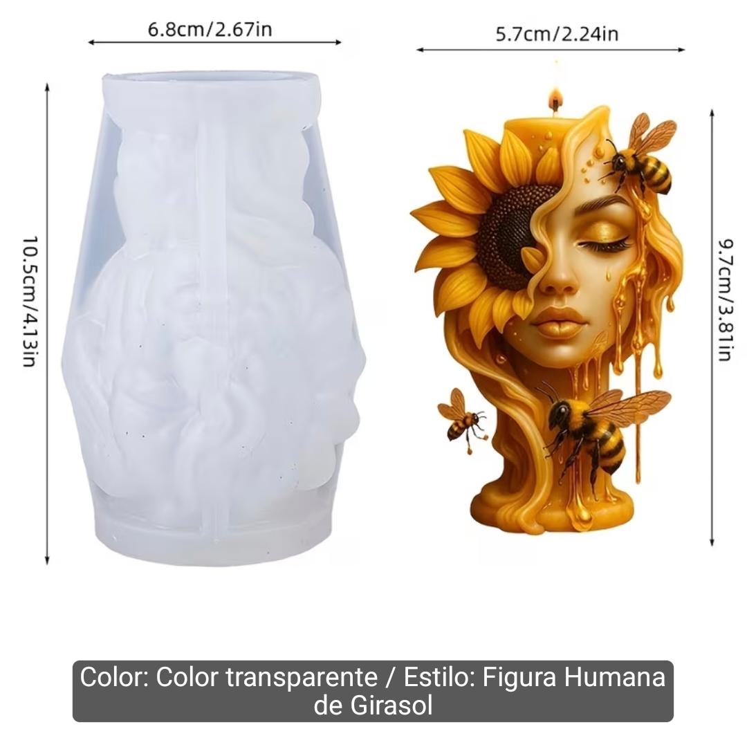 Molde mujer girasol🌻_1