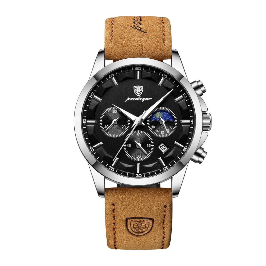 Poedagar Navigator Leather Black