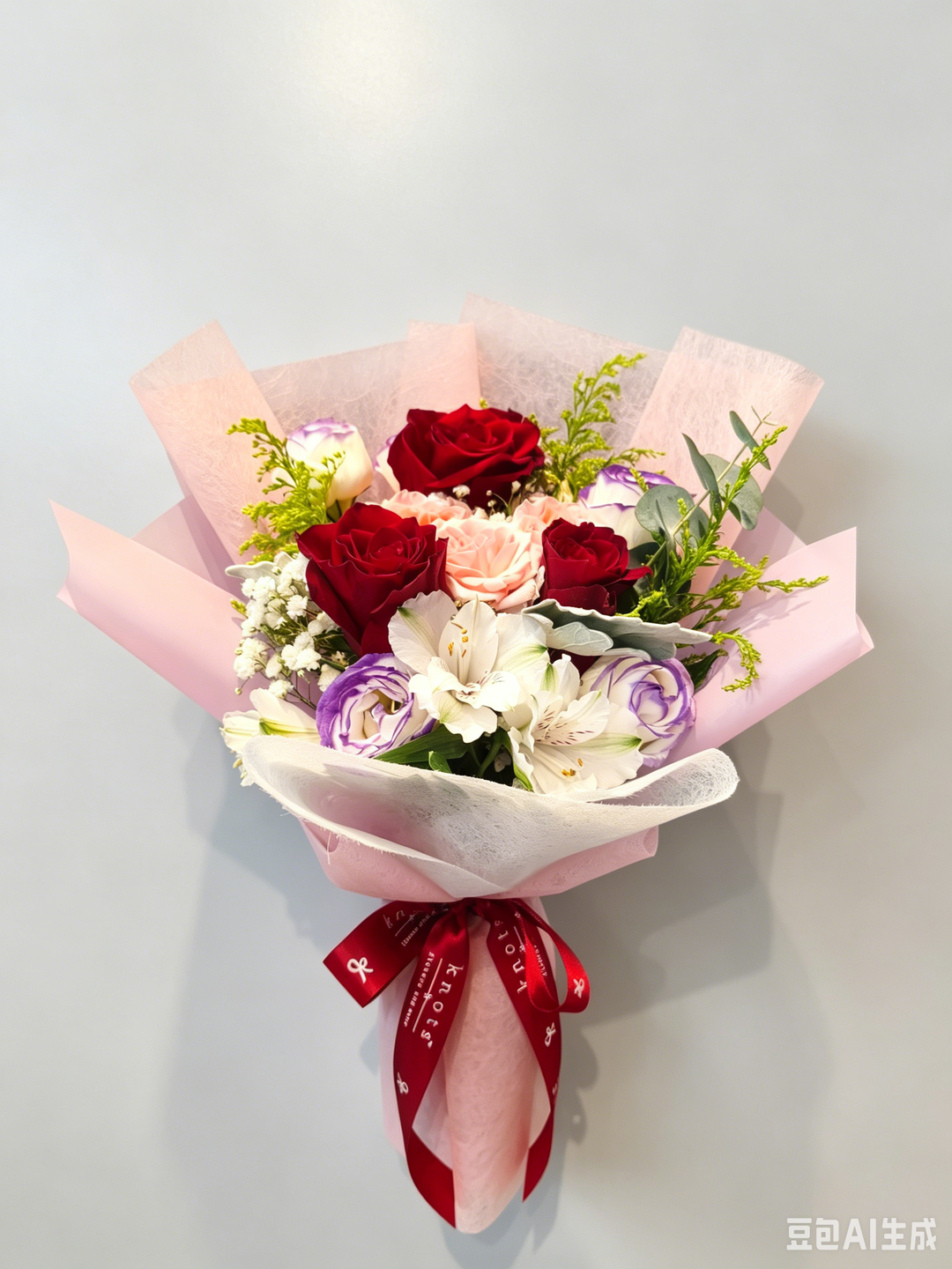 RF Ruby Pastel Glow (3 Red Rose) - FB2608