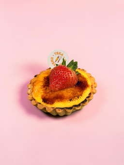 Strawberry Creme Brulee Tart