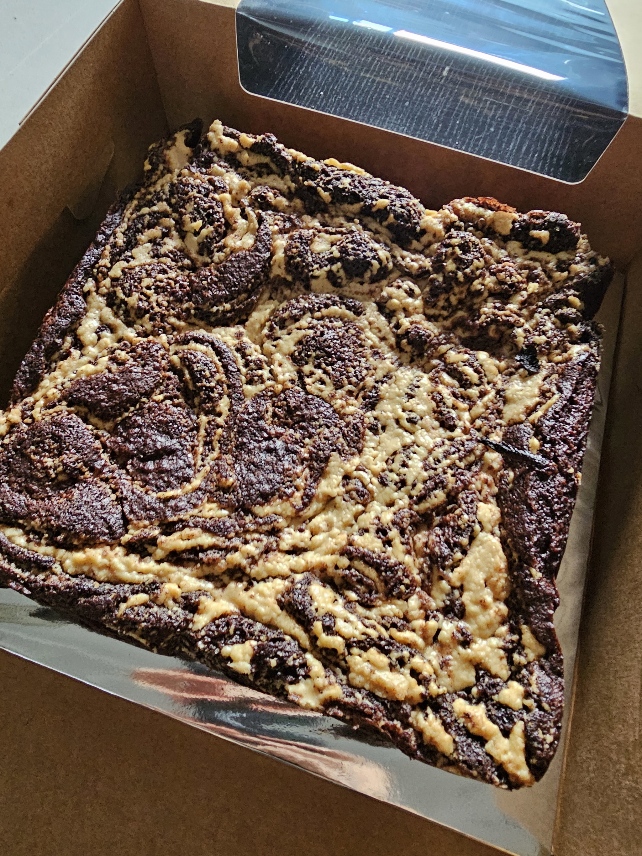 9x9 inch Tahini Brownie cake _0