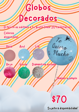 Globos decorados 