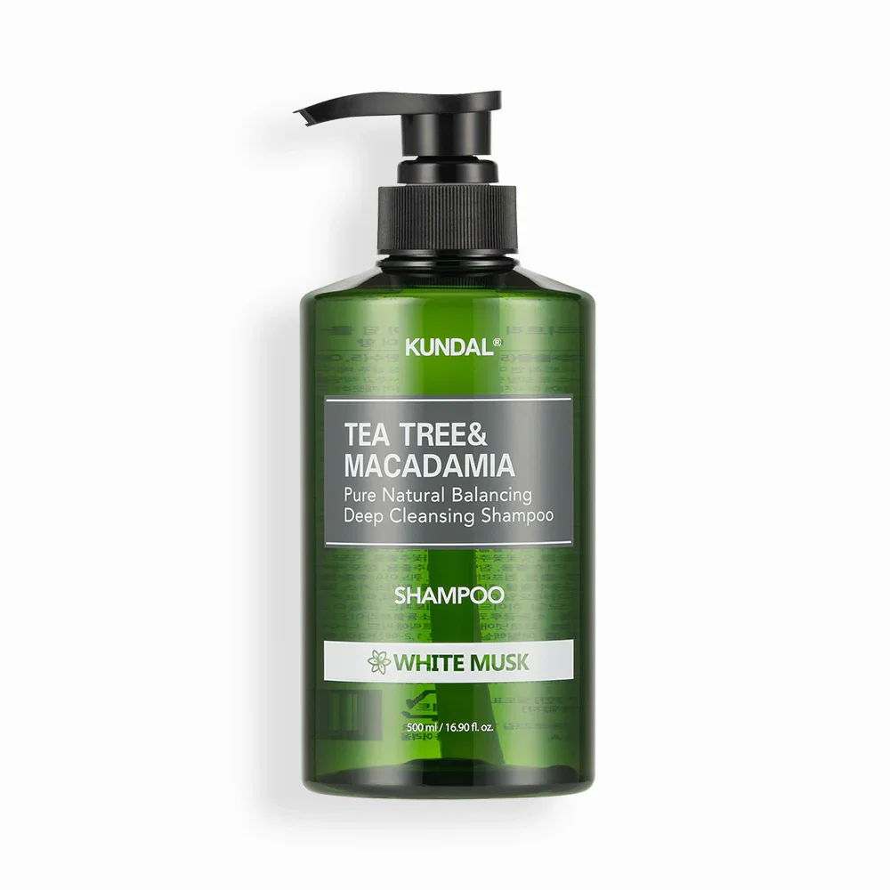 KUNDAL Tea Tree & Macadamia Deep Cleansing Shampoo, White Musk_0