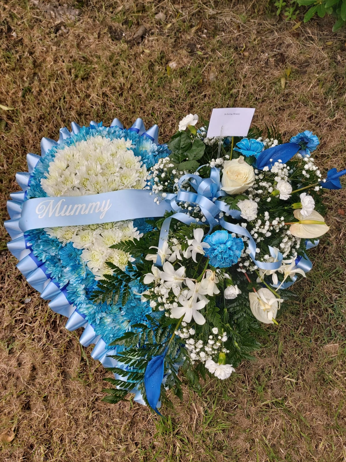 Heart Wreath with spray _0