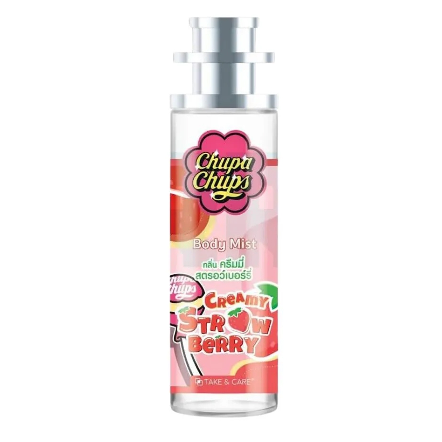 Take & Care - Chupa Chups Body Mist 30ml (Creamy Strawberry) | Wholesale Perfume Singapore_0