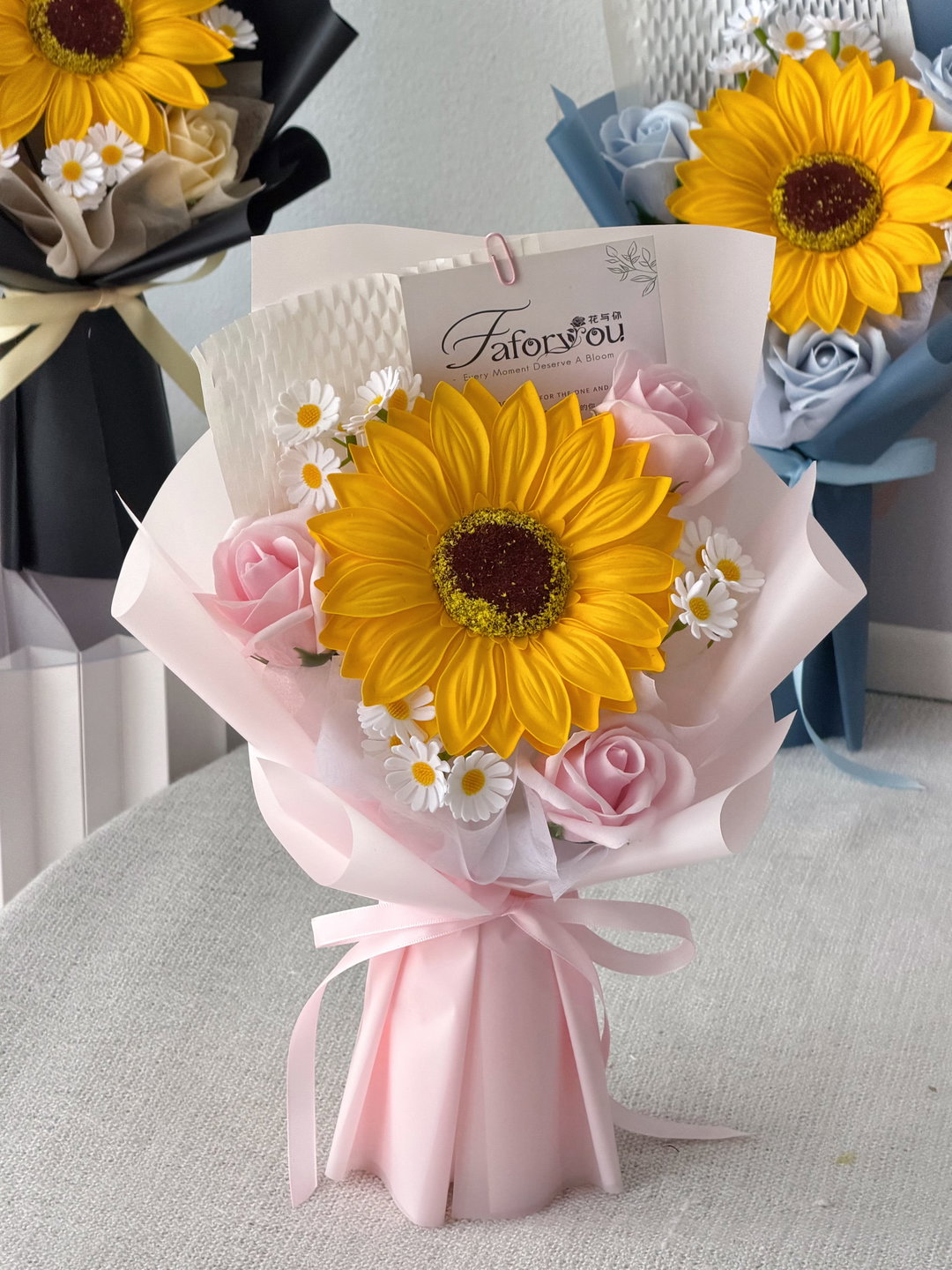 Soap Sunflower Mixed Bouquet