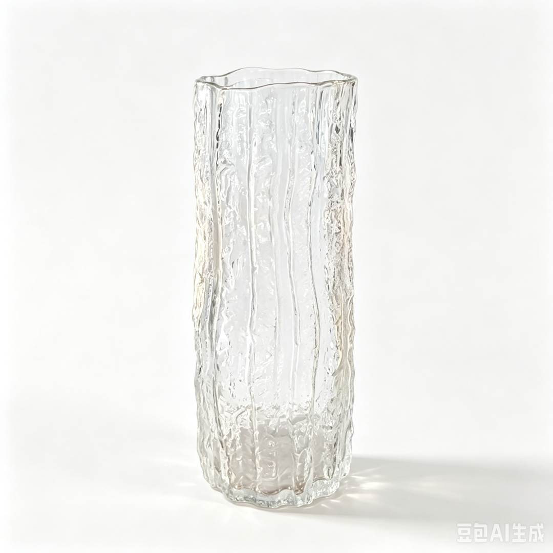 (Vase) Rippled Textured Clear 波纹肌理清款 1025
